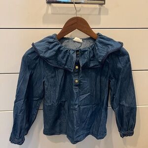 Crewcuts - Girl's Shirt - Navy - Size L